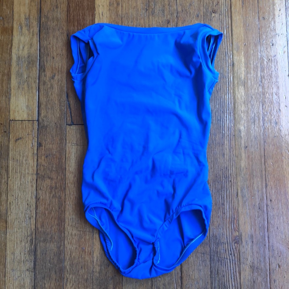 Label boatneck leotard XS
